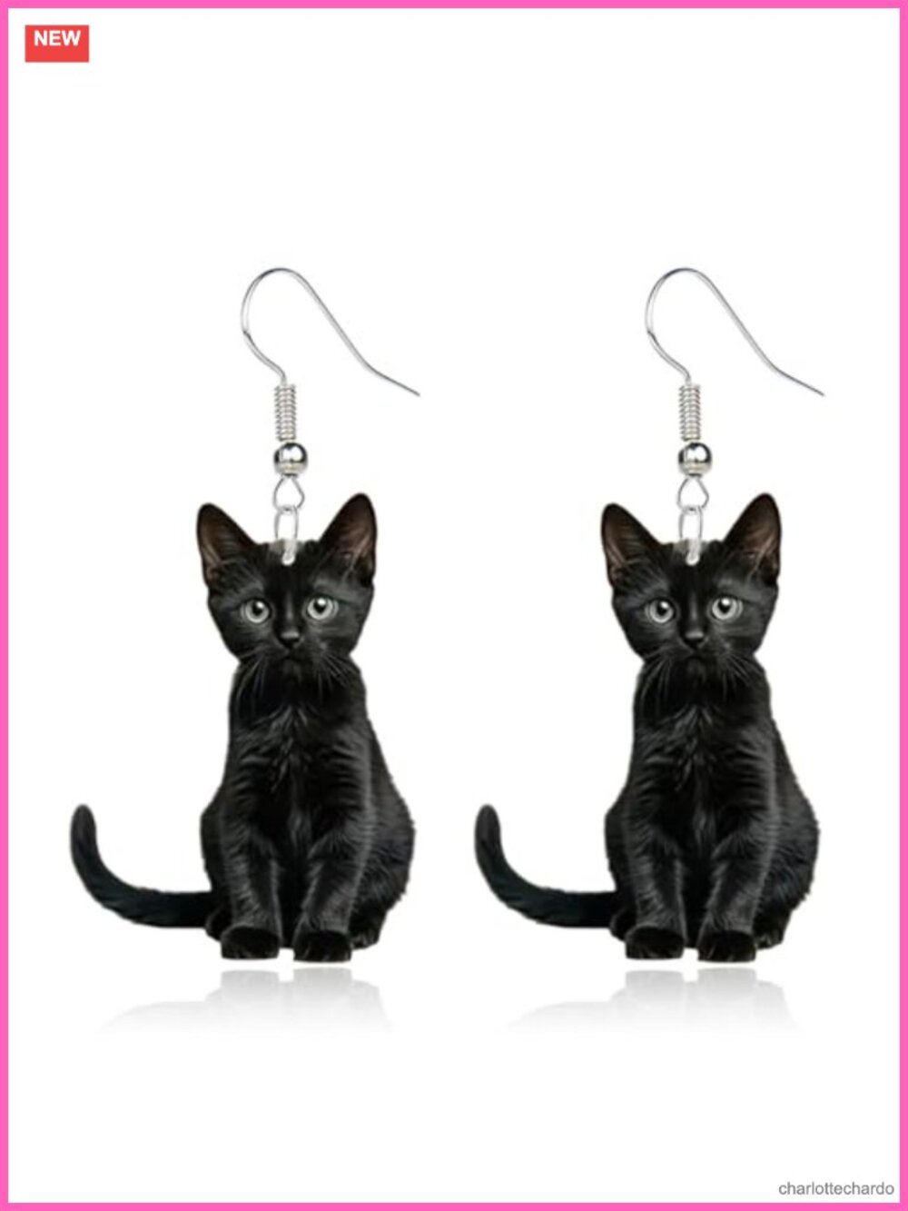 Halloween Ghost Dangle Earrings Acrylic Lightweight Party Jewelry